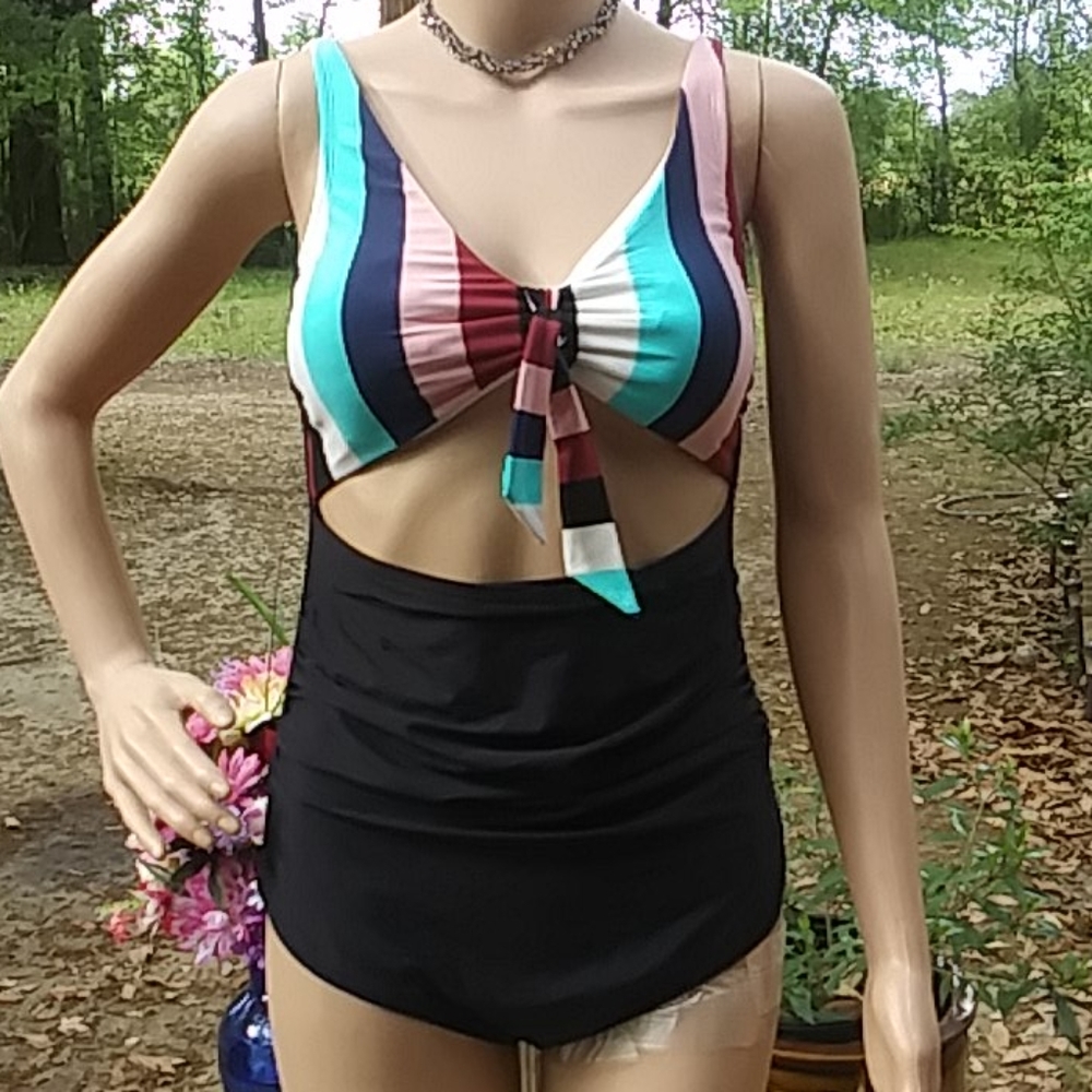 NWOT"Sea Angel" 1pc. Open belly swimsuit